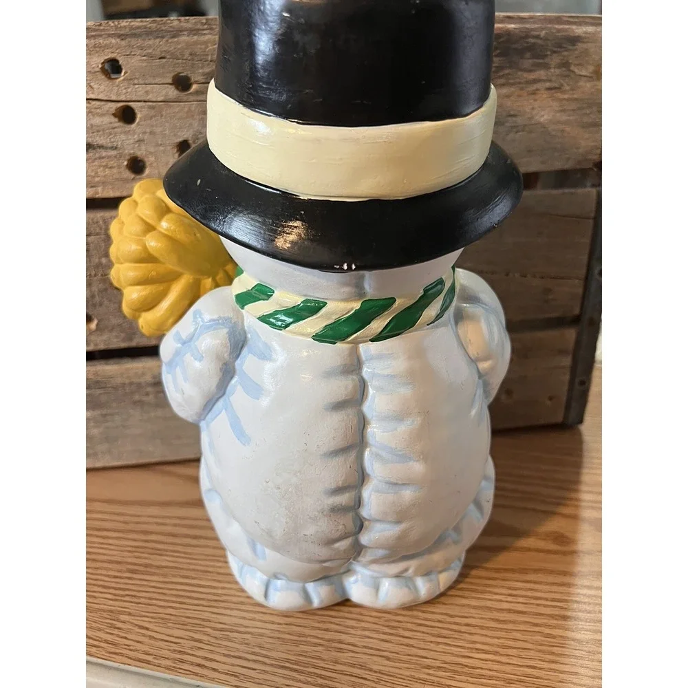 Hand Painted CERAMIC SNOWMAN‎ FIGURE 11.5